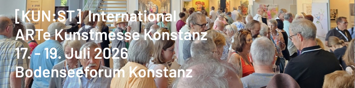 KUN:ST International auf der ARTe Kunstmesse Konstanz 2026 - Banner