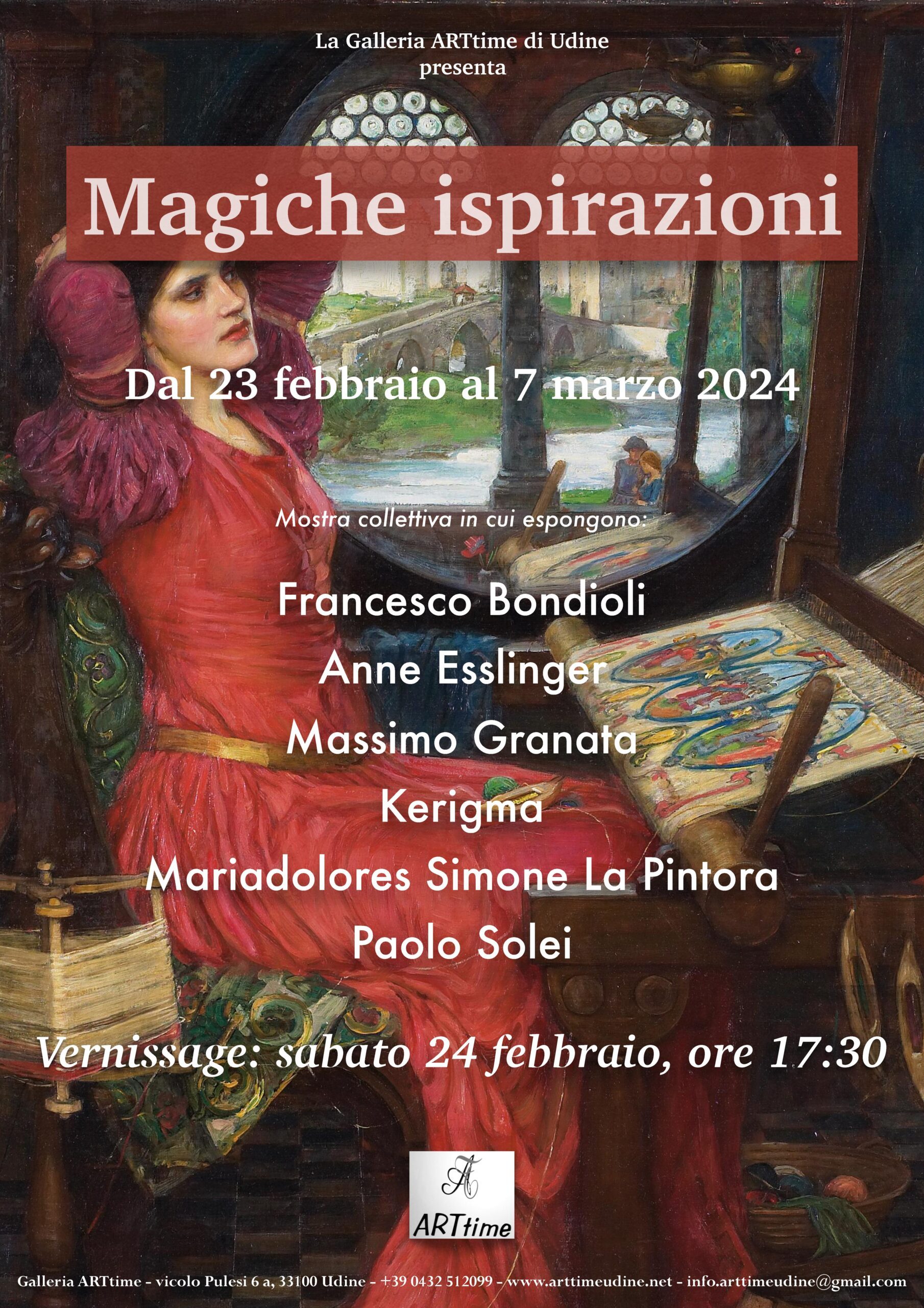 Anne Esslinger | Magiche ispirazioni - Galleria ARTtime Udine