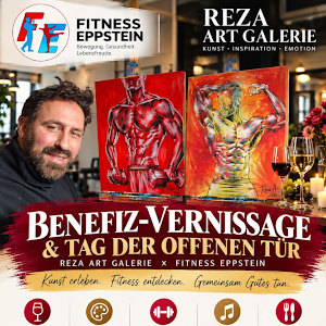 Ali Reza Amiri RezaArt Benefiz-Vernissage