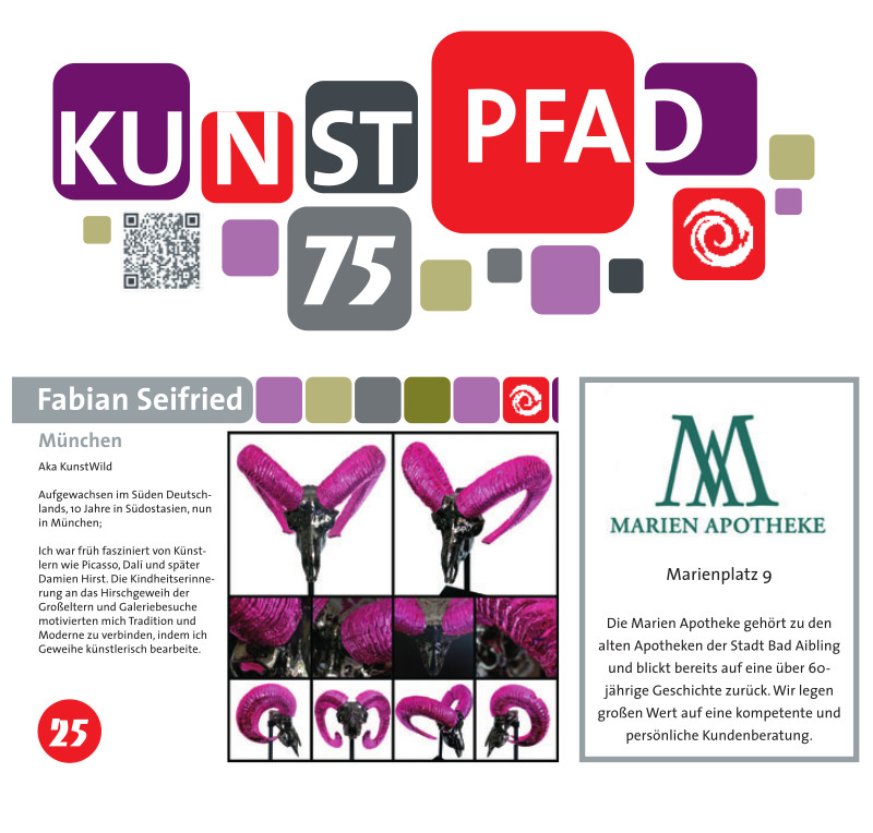 Fabian Seifried Kunstpfad 75 Kunst in Bad Aiblings Schaufenstern