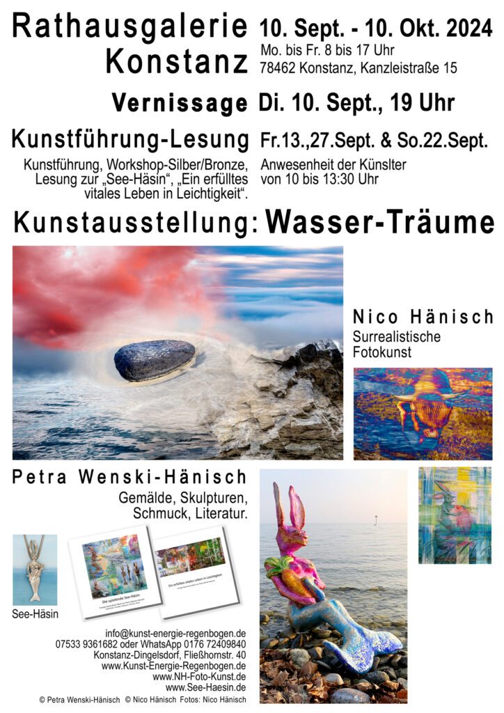 Petra Wenski-Hänisch Kunstausstellung »Wasser-Träume«